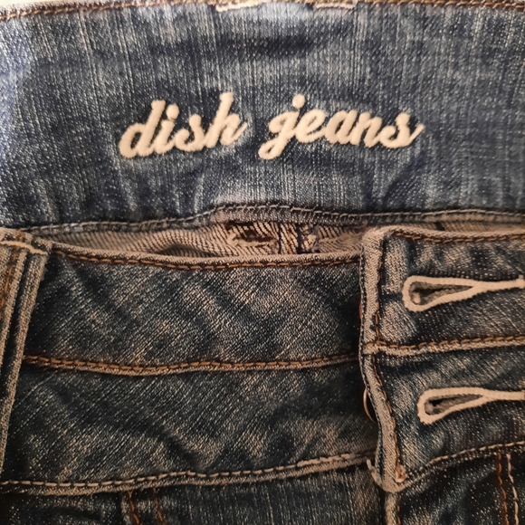 Dish Jeans Blue Denim Skirt Size 27 - Picture 4 of 6